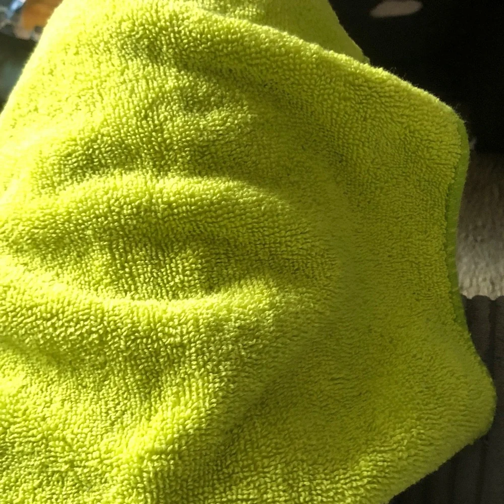 Bright Lime Green wash cloth